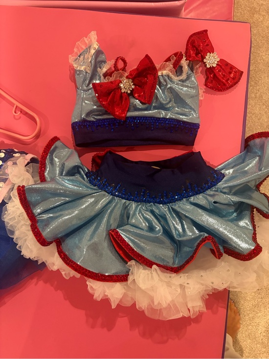 Other - Blue and Red Sparkle Princess Costume Set - Kids
